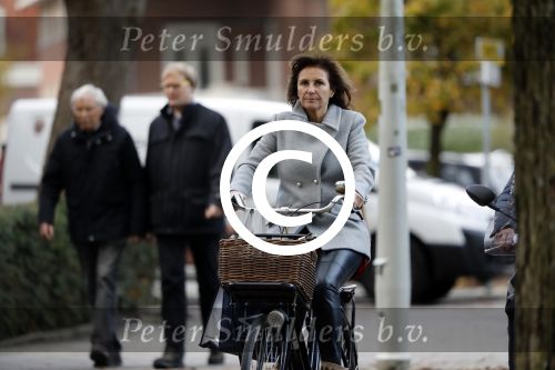 Amsterdam 6 november 2017  
Astrid Joosten op de fiets