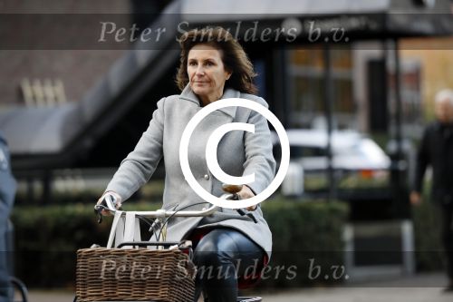 Amsterdam 6 november 2017  
Astrid Joosten op de fiets