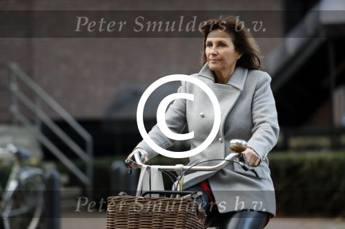 Amsterdam 6 november 2017  
Astrid Joosten op de fiets
