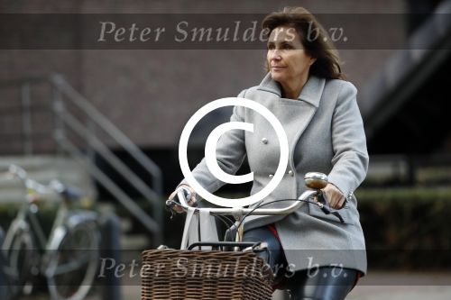 Amsterdam 6 november 2017  
Astrid Joosten op de fiets