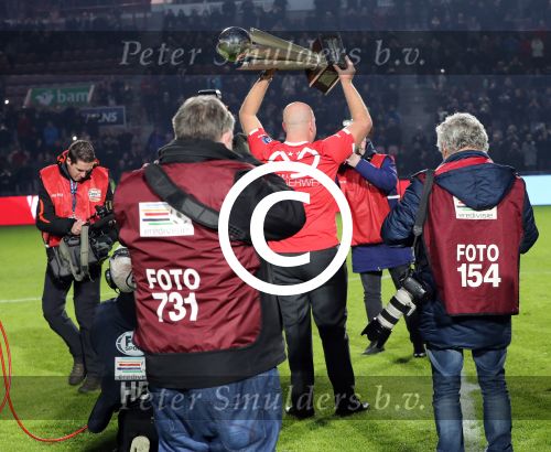 Eindhoven, 22 Januari 2017 Kompetitiewedstrijd PSV-SC Heerenveen, 
eindstand 4-3
Huldiging Michael v Gerwen