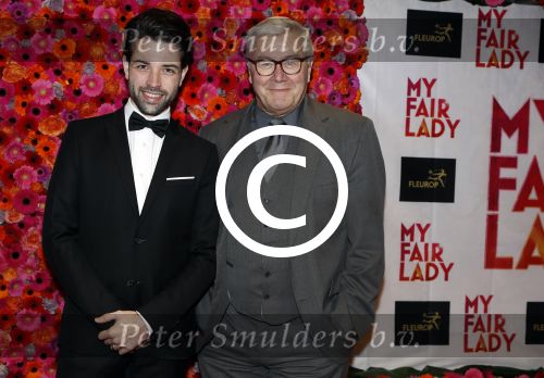 Amsterdam 6 november 2017 
Premiere my fair lady in carre. Barrie Stevens met een kennis