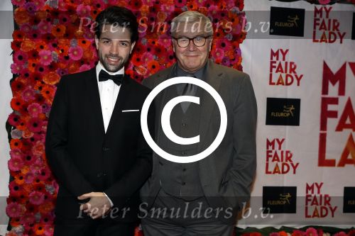 Amsterdam 6 november 2017 
Premiere my fair lady in carre. Barrie Stevens met een kennis