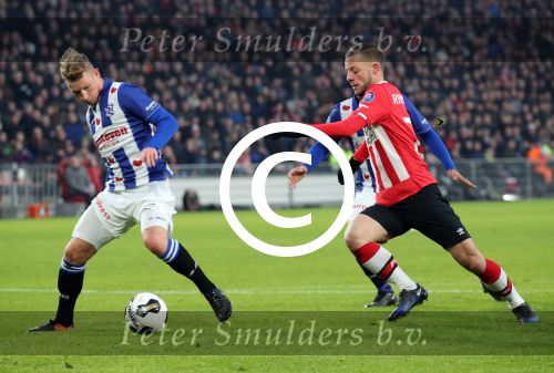 Eindhoven, 22 Januari 2017 Kompetitiewedstrijd PSV-SC Heerenveen, eindstand 4-3
