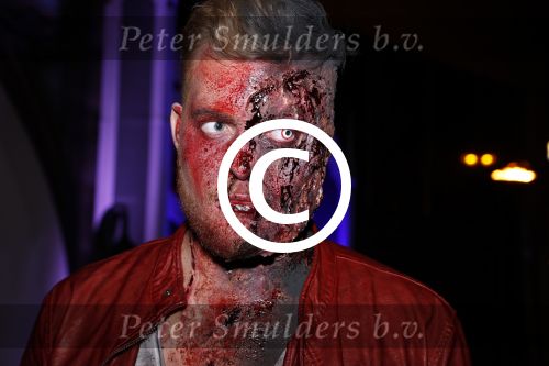 Amsterdam 31 oktober 2017
Halloween party van Q music. Bastiaan v Schaik met vriend