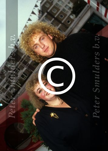 Rotterdam, 13 Oktober 1991
Gordon met zijn eerste manager Belinda Anholt ( Zangeres Xtra Vaganza )