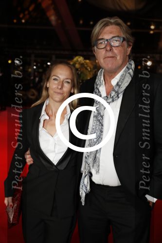 Amsterdam 12 oktober 2017 
Uitreiking televizierring in het afas live theater. Bert v d Veer met een kennis
