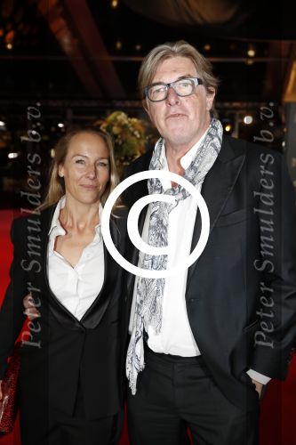 Amsterdam 12 oktober 2017 
Uitreiking televizierring in het afas live theater. Bert v d Veer met een kennis