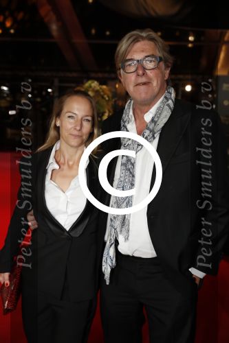 Amsterdam 12 oktober 2017 
Uitreiking televizierring in het afas live theater. Bert v d Veer met een kennis