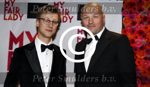 Amsterdam 6 november 2017 
Premiere my fair lady in carre. Boris v d Ham met een kennis