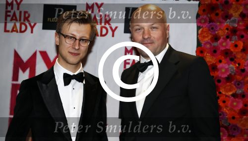 Amsterdam 6 november 2017 
Premiere my fair lady in carre. Boris v d Ham met een kennis