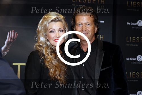 Amsterdam 2 oktober 2017
Premiere Liesbeth List de musical in Carre. Brigitte Nijman met man