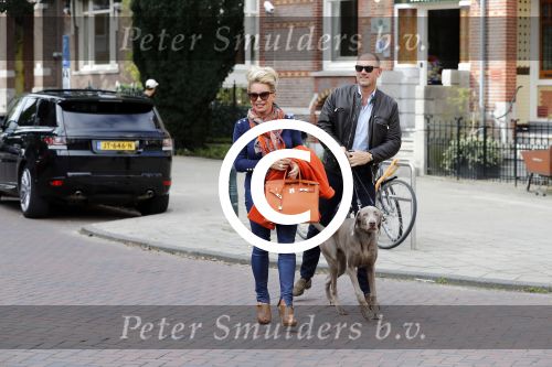 Amsterdam 14 oktober 2017 
Connie Witteman met Eugene v Dun en hun hond