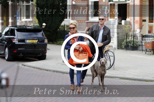 Amsterdam 14 oktober 2017 
Connie Witteman met Eugene v Dun en hun hond