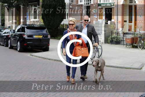 Amsterdam 14 oktober 2017 
Connie Witteman met Eugene v Dun en hun hond