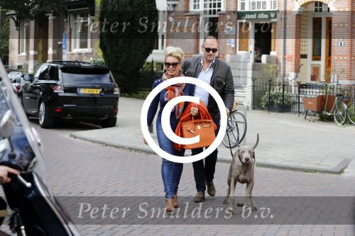 Amsterdam 14 oktober 2017 
Connie Witteman met Eugene v Dun en hun hond