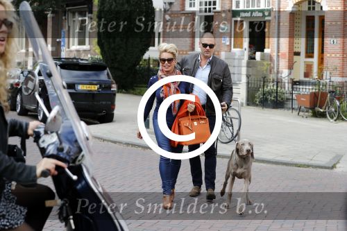 Amsterdam 14 oktober 2017 
Connie Witteman met Eugene v Dun en hun hond