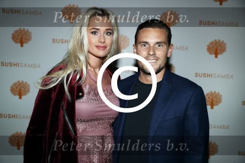 Amsterdam 16 oktober 2017 
Opening van het nieuwe restaurant van Won Yip Sushisamba bij het holland casino. Daniel v Zweden met vrouw