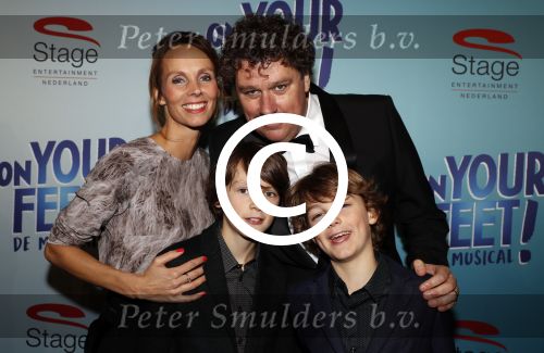 Utrecht 29 oktober 2017
Premiere on your feet in beatrixtheater in Utrecht. Diederik Ebbinge met vrouw en kinderen