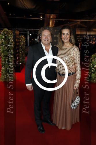Amsterdam 12 oktober 2017 
Uitreiking televizierring in het afas live theater. Dirk Zeelenberg met vrouw