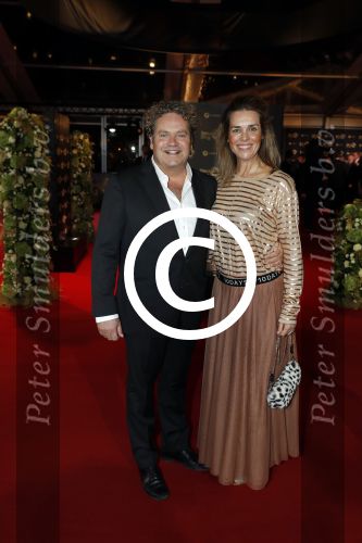 Amsterdam 12 oktober 2017 
Uitreiking televizierring in het afas live theater. Dirk Zeelenberg met vrouw