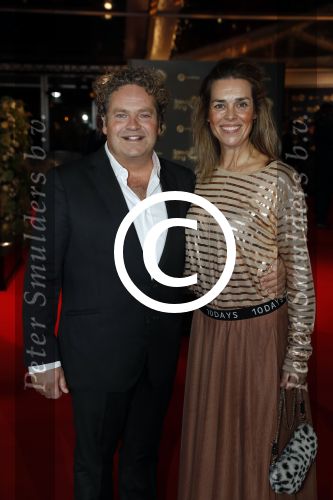 Amsterdam 12 oktober 2017 
Uitreiking televizierring in het afas live theater. Dirk Zeelenberg met vrouw