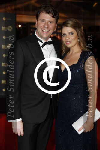 Amsterdam 12 oktober 2017 
Uitreiking televizierring in het afas live theater. Dominic Seldis met vrouw