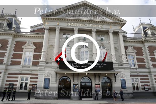 Amsterdam 14 oktober 2017
Afscheidsdienst van burgemeetser Eberhard v d Laan in het concertgebouw.
