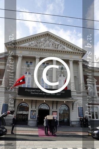 Amsterdam 14 oktober 2017
Afscheidsdienst van burgemeetser Eberhard v d Laan in het concertgebouw.