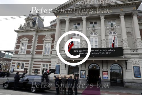 Amsterdam 14 oktober 2017
Afscheidsdienst van burgemeetser Eberhard v d Laan in het concertgebouw.