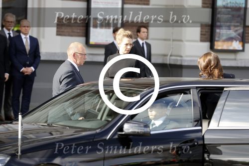 Amsterdam 14 oktober 2017
Afscheidsdienst van burgemeetser Eberhard v d Laan in het concertgebouw. Vrouw en kinderen eberhard