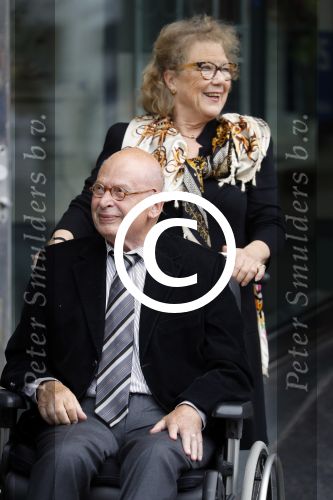 Amsterdam 14 oktober 2017
Afscheidsdienst van burgemeetser Eberhard v d Laan in het concertgebouw. Ed v Tijn met zijn vrouw Odette Taminiau