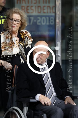 Amsterdam 14 oktober 2017
Afscheidsdienst van burgemeetser Eberhard v d Laan in het concertgebouw. Ed v Tijn met zijn vrouw Odette Taminiau