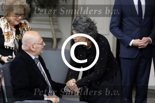 Amsterdam 14 oktober 2017
Afscheidsdienst van burgemeetser Eberhard v d Laan in het concertgebouw. Ed v Tijn met zijn vrouw Odette Taminiau en Hanneke Groenteman