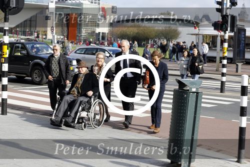 Amsterdam 14 oktober 2017
Afscheidsdienst van burgemeetser Eberhard v d Laan in het concertgebouw.Job Cohen met zijn vrouw en Ed v Tijn met zijn vrouw Odette Taminiau