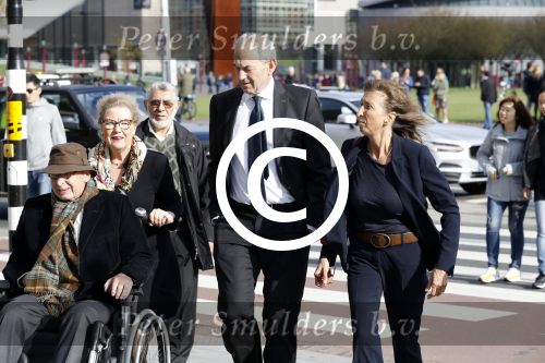 Amsterdam 14 oktober 2017
Afscheidsdienst van burgemeetser Eberhard v d Laan in het concertgebouw.Job Cohen met zijn vrouw en Ed v Tijn met zijn vrouw Odette Taminiau