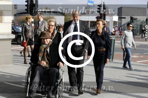 Amsterdam 14 oktober 2017
Afscheidsdienst van burgemeetser Eberhard v d Laan in het concertgebouw.Job Cohen met zijn vrouw en Ed v Tijn met zijn vrouw Odette Taminiau