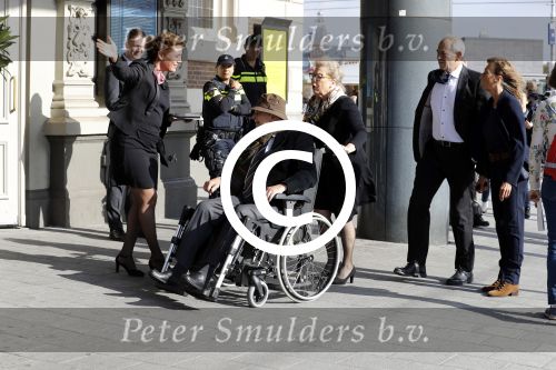 Amsterdam 14 oktober 2017
Afscheidsdienst van burgemeetser Eberhard v d Laan in het concertgebouw.Job Cohen met zijn vrouw en Ed v Tijn met zijn vrouw Odette Taminiau