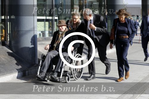 Amsterdam 14 oktober 2017
Afscheidsdienst van burgemeetser Eberhard v d Laan in het concertgebouw.Job Cohen met zijn vrouw en Ed v Tijn met zijn vrouw Odette Taminiau