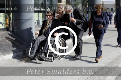 Amsterdam 14 oktober 2017
Afscheidsdienst van burgemeetser Eberhard v d Laan in het concertgebouw.Job Cohen met zijn vrouw en Ed v Tijn met zijn vrouw Odette Taminiau
