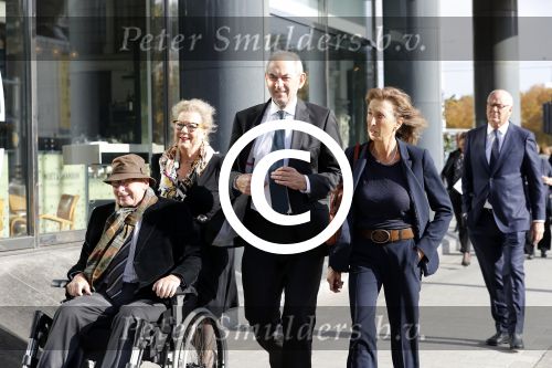 Amsterdam 14 oktober 2017
Afscheidsdienst van burgemeetser Eberhard v d Laan in het concertgebouw.Job Cohen met zijn vrouw en Ed v Tijn met zijn vrouw Odette Taminiau