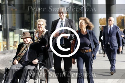 Amsterdam 14 oktober 2017
Afscheidsdienst van burgemeetser Eberhard v d Laan in het concertgebouw.Job Cohen met zijn vrouw en Ed v Tijn met zijn vrouw Odette Taminiau