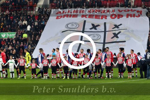 Eindhoven, 22 Januari 2017 Kompetitiewedstrijd PSV-SC Heerenveen, eindstand 4-3