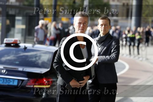 Amsterdam 14 oktober 2017
Afscheidsdienst van burgemeetser Eberhard v d Laan in het concertgebouw. Ellie Lust met partner
