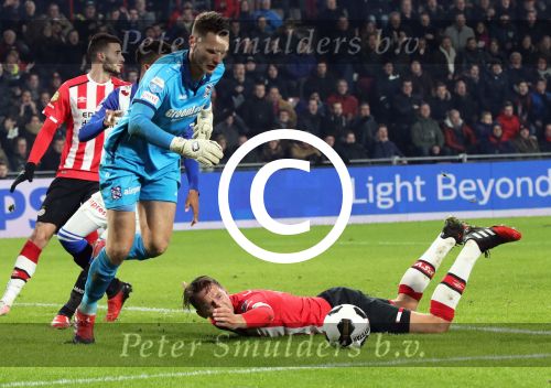 Eindhoven, 22 Januari 2017 Kompetitiewedstrijd PSV-SC Heerenveen, eindstand 4-3