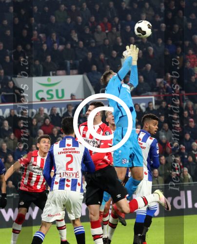 Eindhoven, 22 Januari 2017 Kompetitiewedstrijd PSV-SC Heerenveen, eindstand 4-3