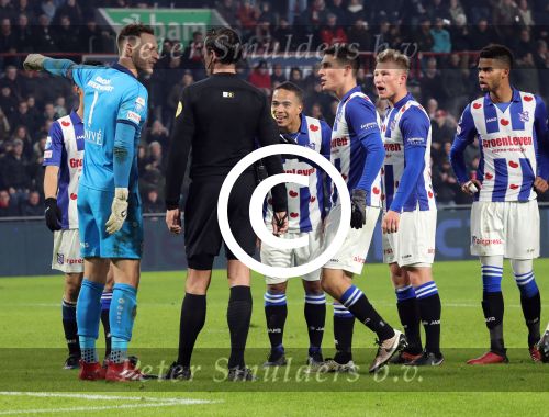 Eindhoven, 22 Januari 2017 Kompetitiewedstrijd PSV-SC Heerenveen, eindstand 4-3
