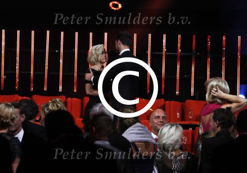 Amsterdam 12 oktober 2017 
Uitreiking televizierring in het afas live theater. Eva Jinek met vriend