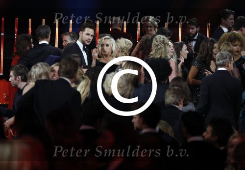 Amsterdam 12 oktober 2017 
Uitreiking televizierring in het afas live theater. Eva Jinek met vriend