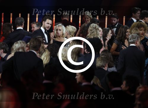 Amsterdam 12 oktober 2017 
Uitreiking televizierring in het afas live theater. Eva Jinek met vriend